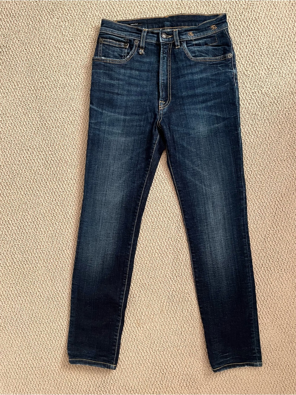 R13 Women's High-Rise Howell Indigo Slim Jeans